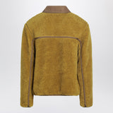 Ami Paris Acid green shearling bomber