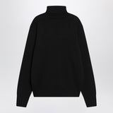 Ami Paris Black turtleneck sweater Ami De Coeur