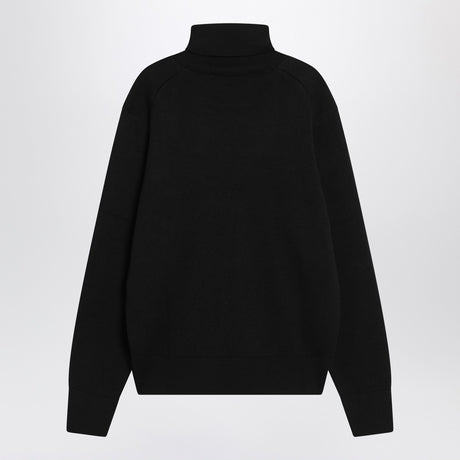 Ami Paris Black turtleneck sweater Ami De Coeur
