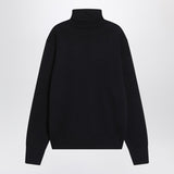 Ami Paris Navy blue turtleneck sweater Ami De Coeur