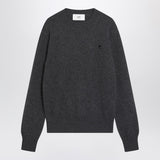 Ami Paris Anthracite grey Ami De Coeur sweater