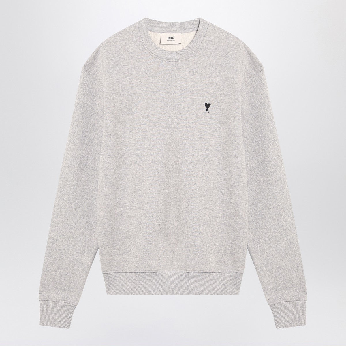 Ami Paris Grey Ami De Coeur sweatshirt