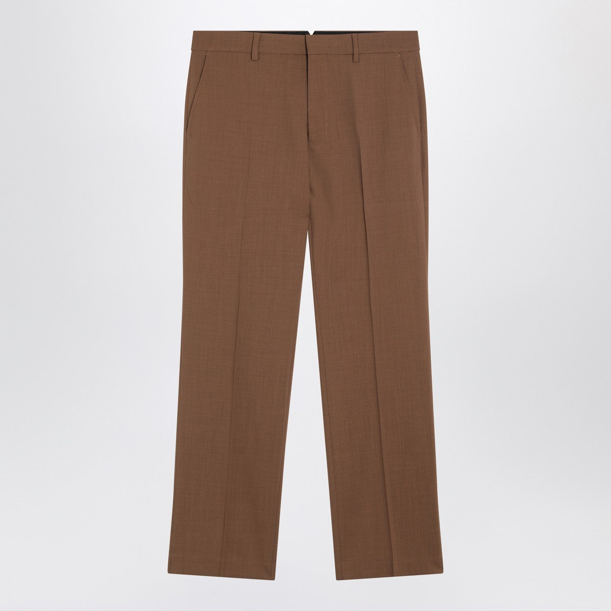 Ami Paris Hazelnut wool trousers