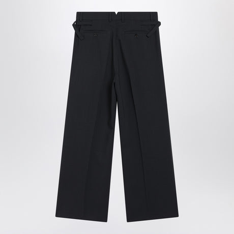 Ami Paris Charcoal gray wool trousers