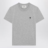Ami Paris T-shirt Ami De Coeur grey in cotton