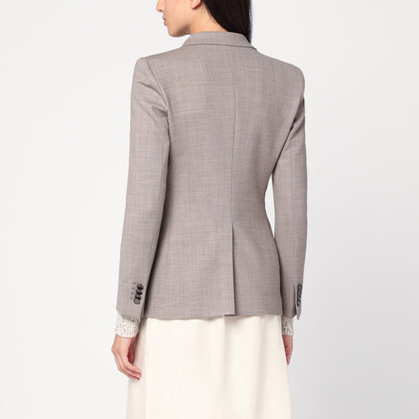 Tagliatore Beige double-breasted jacket in wool blend