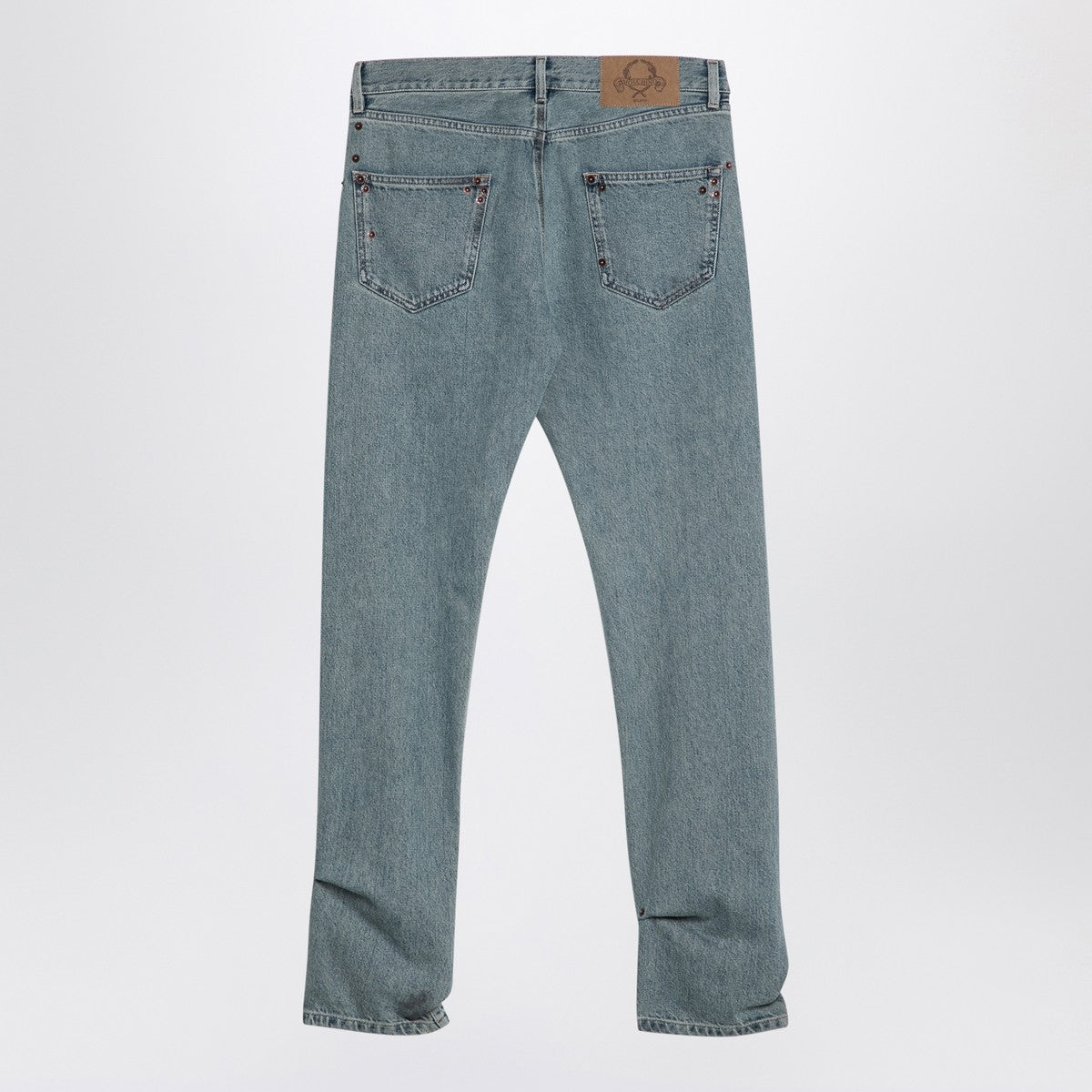 Moschino Light blue denim jeans with rivets