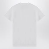 Moschino White cotton T-shirt with logo