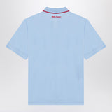 adidas by Wales Bonner Light blue polo shirt with logo