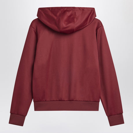 adidas by Wales Bonner Bordeaux hooded sweatshirt in cotton blend