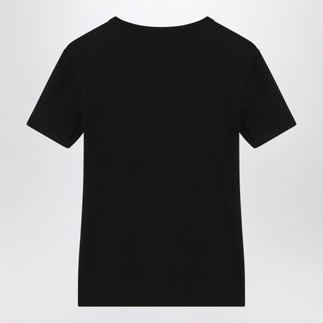 Calvin Klein Black ribbed T-shirt