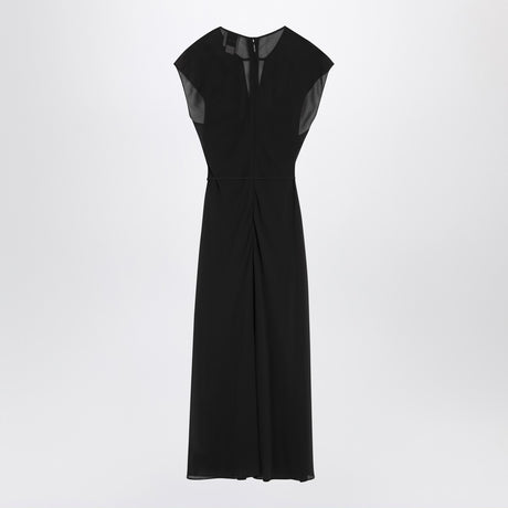 Calvin Klein Black midi dress with belt