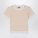 K-Way Emel T-shirt white/beige striped