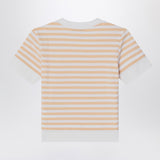 K-Way Emel T-shirt white/beige striped