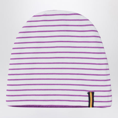 K-Way Set two reversible pieces striped white/purple