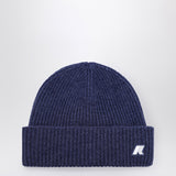 K-Way Brice beanie in cobalt blue melange