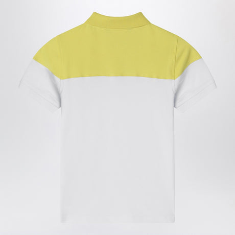 K-Way White/green acacia cotton polo