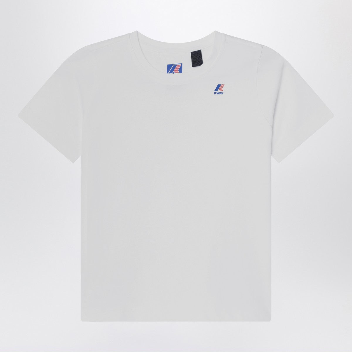 K-Way White Edouard T-shirt in cotton