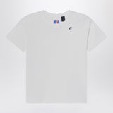 K-Way White Edouard T-shirt in cotton