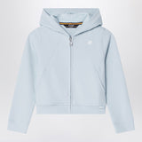 K-Way Light blue Rena zip sweatshirt