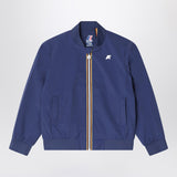 K-Way Aorelian blue nylon jacket