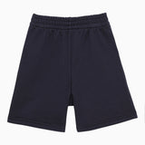 KENZO Navy blue cotton shorts with logo