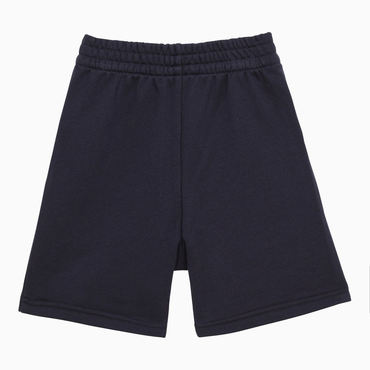 KENZO Navy blue cotton shorts with logo