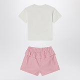 KENZO White/red two-piece suit in cotton