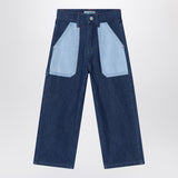 KENZO Blue/light blue jeans in denim