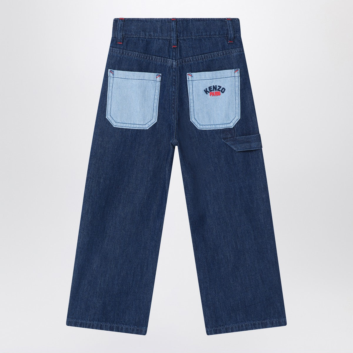 KENZO Blue/light blue jeans in denim