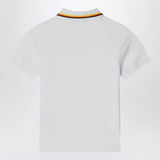 K-Way Jude white polo in cotton piqué