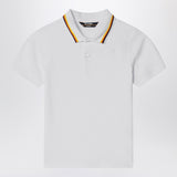 K-Way Jude white polo in cotton piqué
