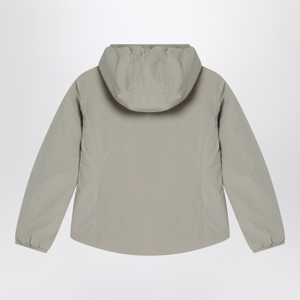 K-Way Reversible Lily Warm jacket in green/gardenia white