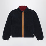 K-Way Pascal reversible sherpa jacket blue/red