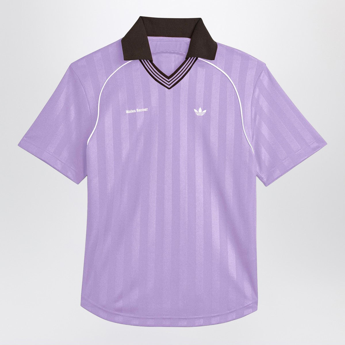 adidas by Wales Bonner Lilac jacquard football T-shirt