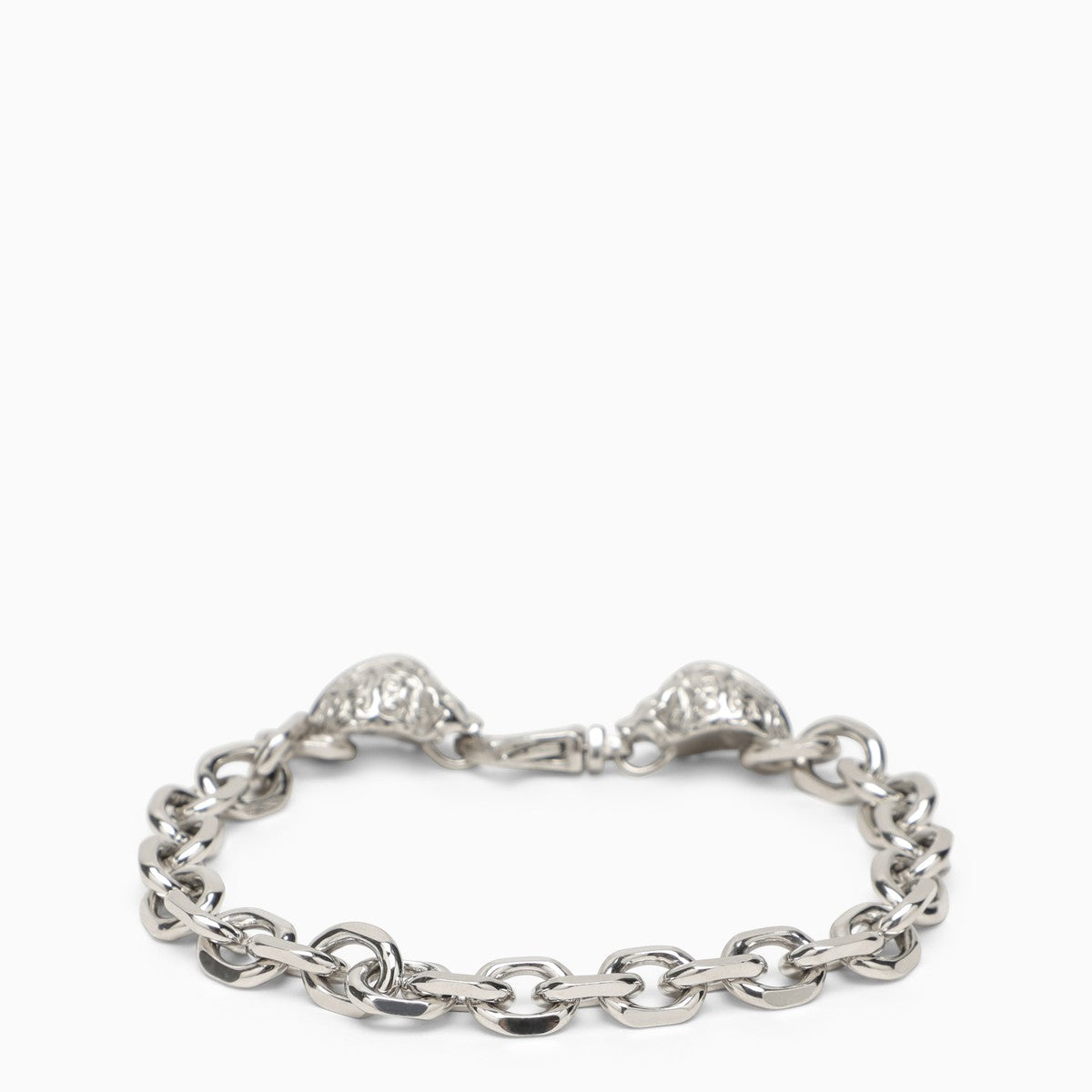 Emanuele Bicocchi Silver 925 skull chain bracelet