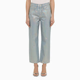 Frame La Jane cropped jeans in Hologram denim