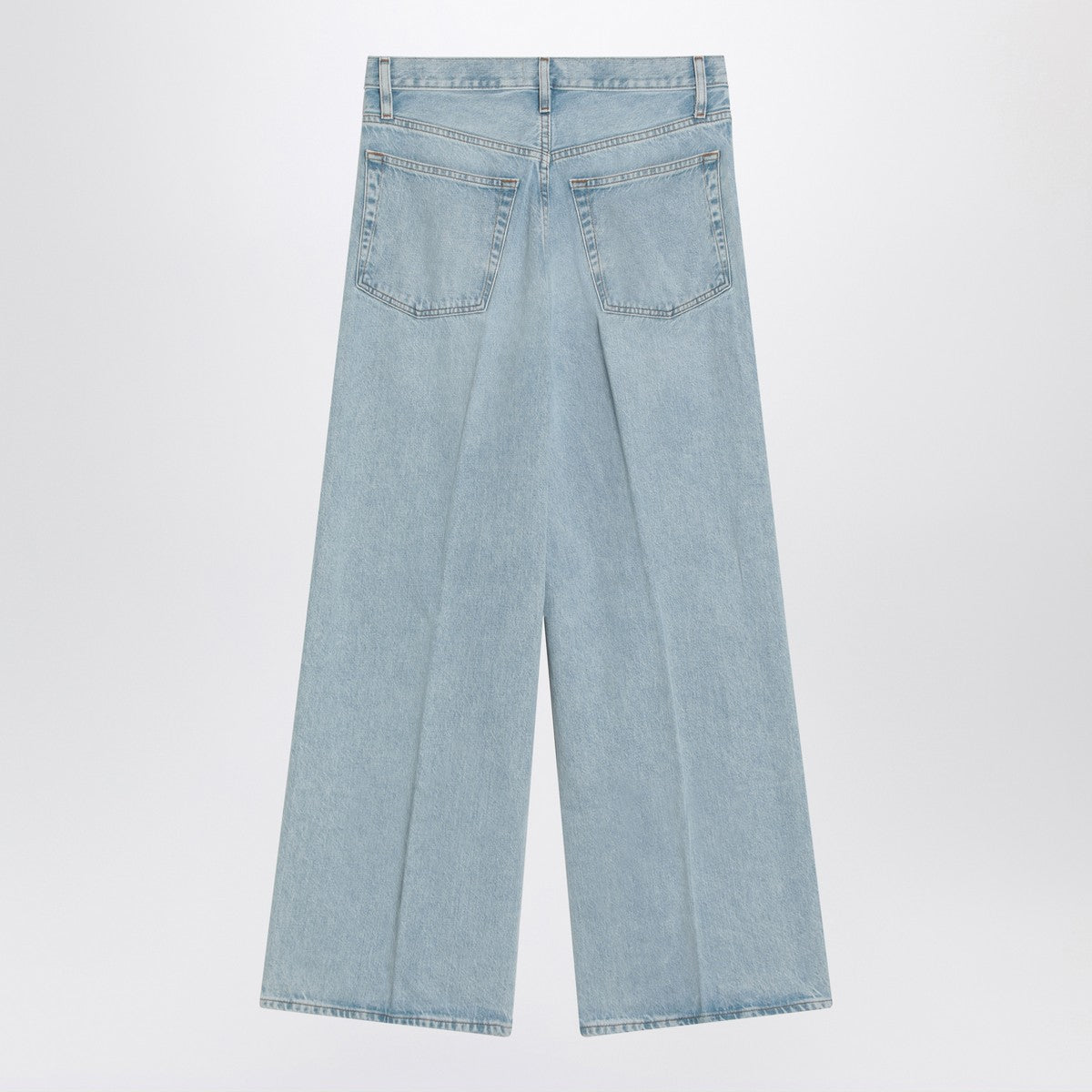 Frame Low Baggy Wide Leg Jeans in Organic Denim