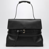 Moschino Large Handbag in Black Leather