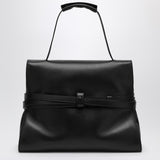 Moschino Large Handbag in Black Leather