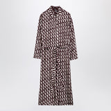 MAX MARA TIMELESS Bordeaux reversible chemise dress