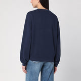 Frame Navy blue cotton blend sweatshirt