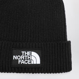 The North Face Black beanie with logo patch