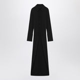 Sportmax Black shirt dress in viscose jersey