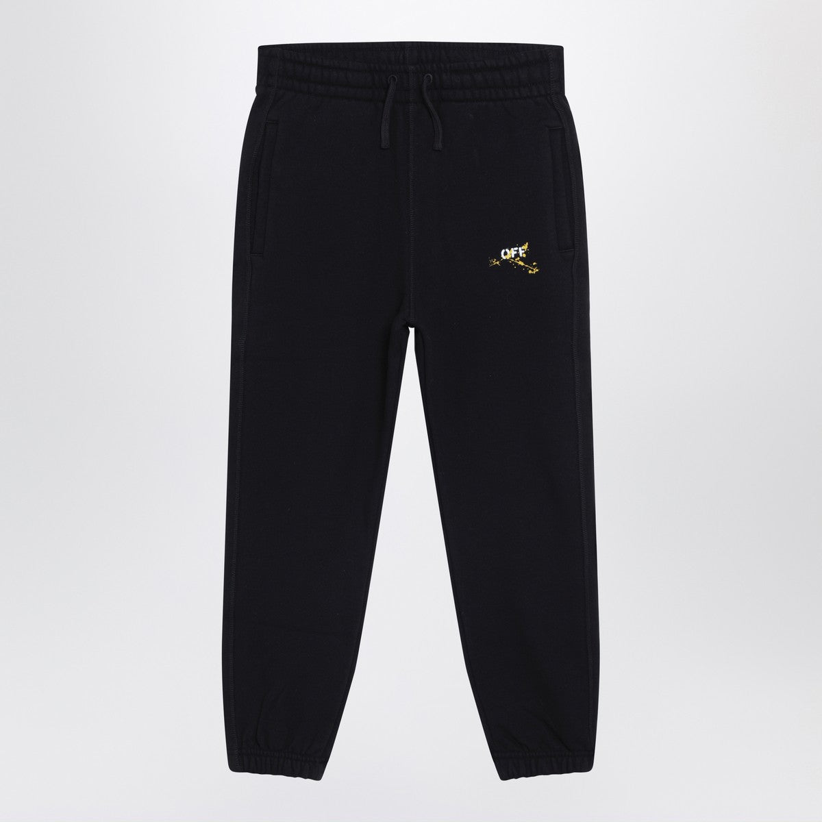 Off White Off-White™ Black Diagonal Splat Logo jogging trousers