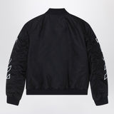 Off White Off-White™ Black Bookish Diagonal bomber jacket