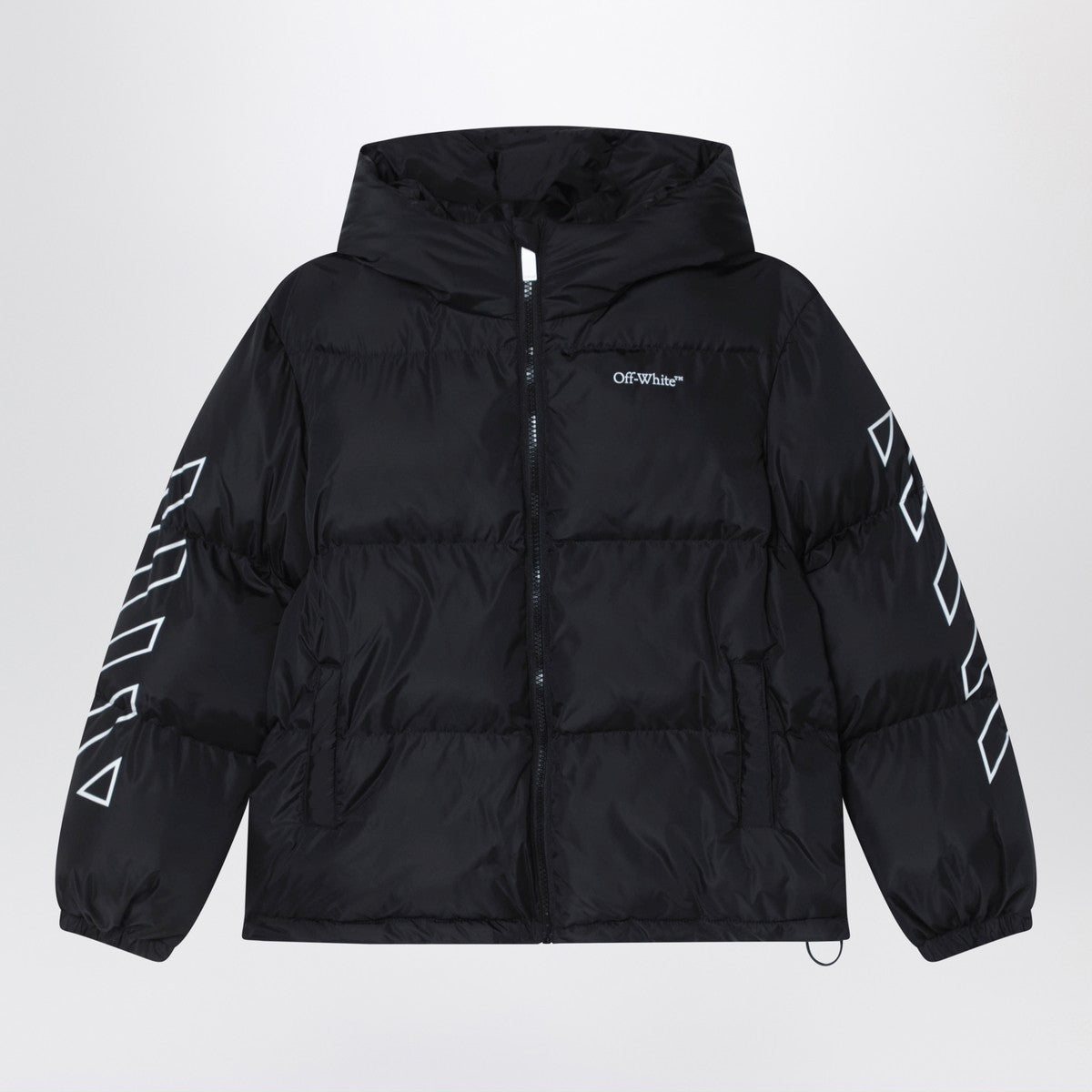 Off White Off-White™ Black zip puffer jacket