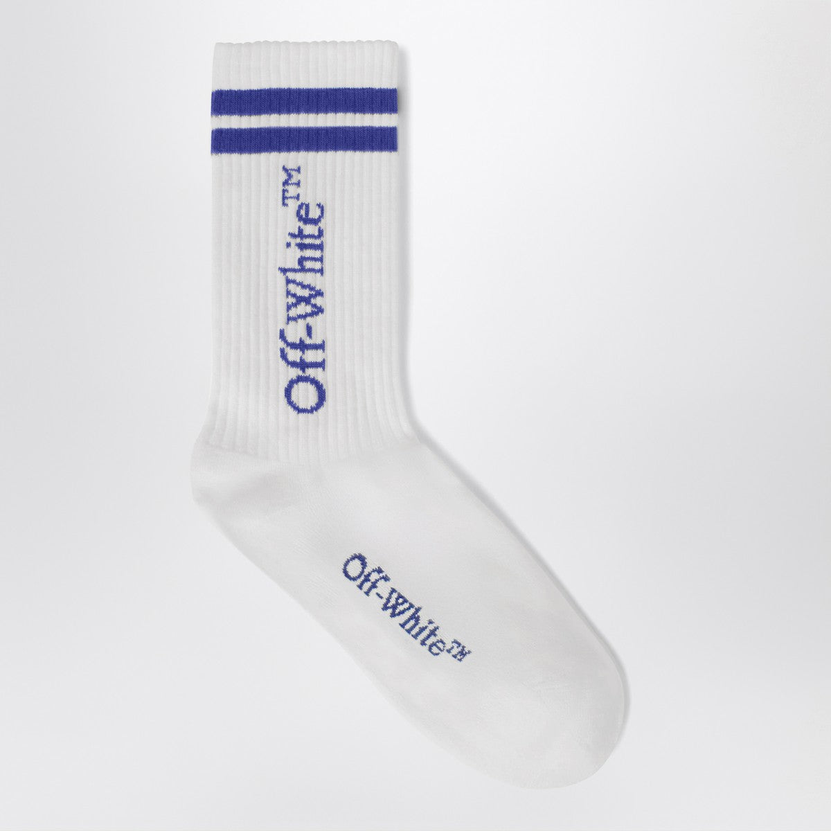 Off White Off-White™ White socks with blue logo