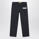 Off White Off-White™ Black Diagonal sponge-effect jeans