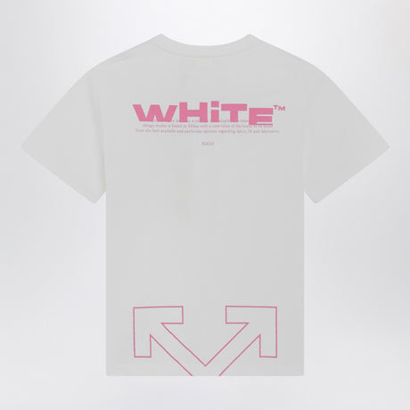 Off White Off-White™ White/pink The Type Logo T-shirt